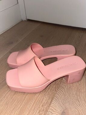 Steve Madden Blush Pink Slide Mule Sandals